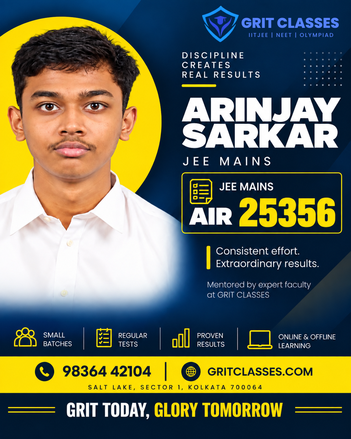 Arinjay Sarkar - Result 2024