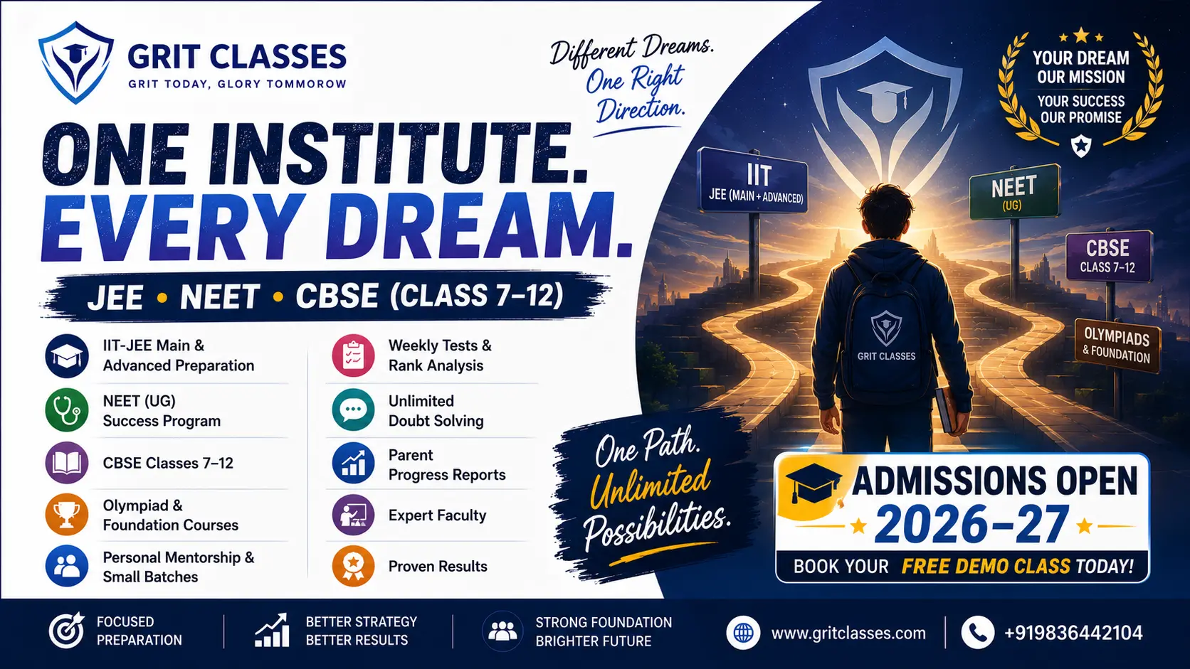 One institute, Every Dream