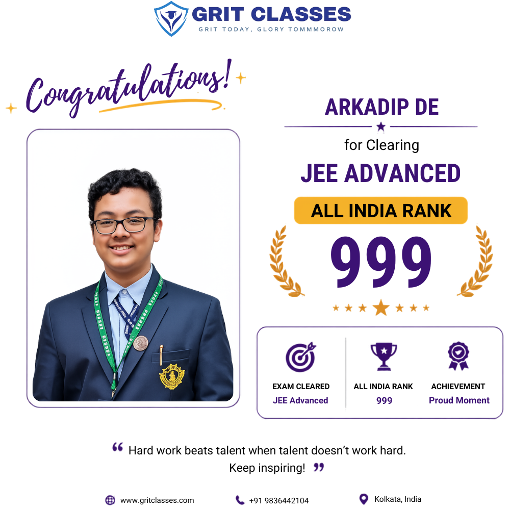JEE Advanced Qualified (AIR 999)