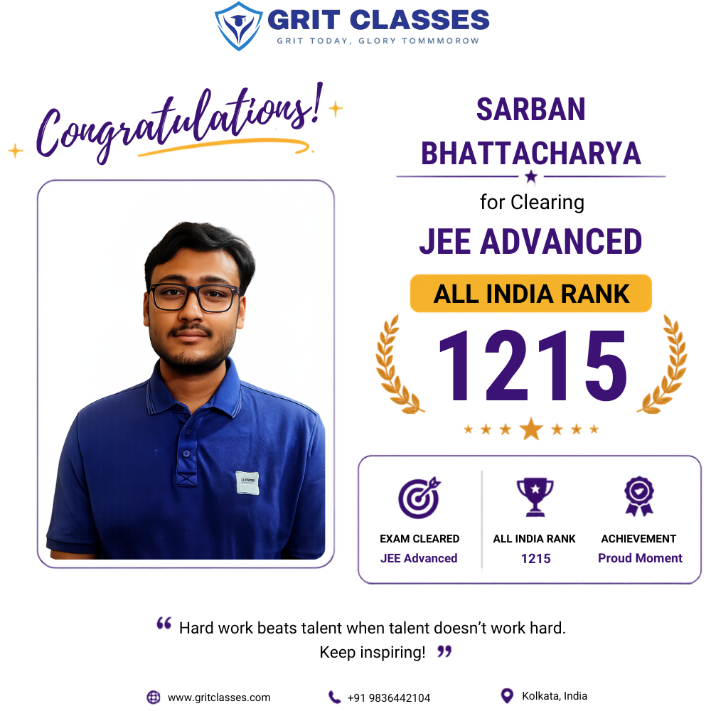 JEE Advanced Qualified (AIR 1215)