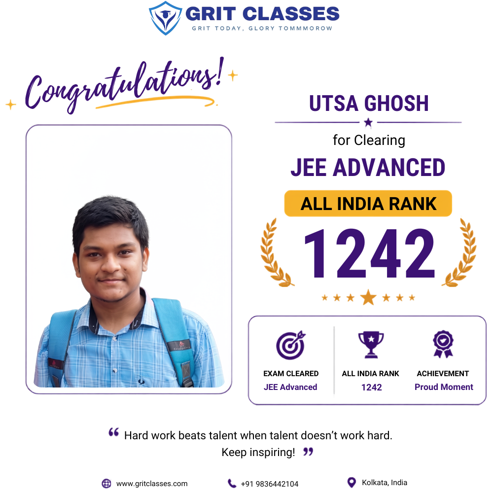 JEE Advanced Qualified (AIR 1242)